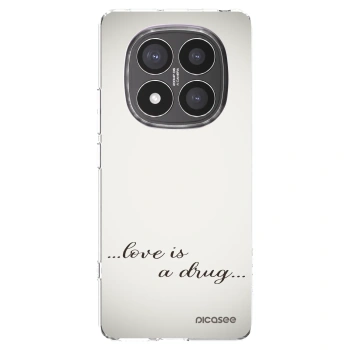 Picasee silikonski prozorni ovitek za Xiaomi Redmi Note 14 Pro+ 5G - Love is a drug