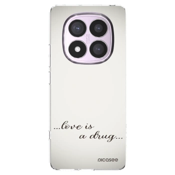 Picasee silikonski prozorni ovitek za Xiaomi Redmi Note 14 Pro 5G - Love is a drug