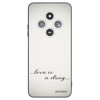 Picasee silikonski črni ovitek za Xiaomi Redmi 14C - Love is a drug