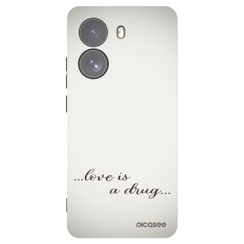 Picasee silikonski črni ovitek za Xiaomi Poco X7 - Love is a drug