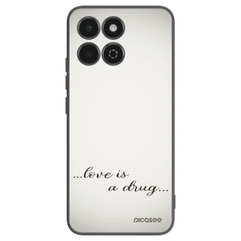 Picasee silikonski črni ovitek za Honor 200 Smart 5G - Love is a drug