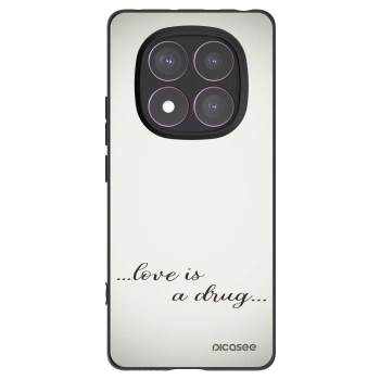 Picasee silikonski črni ovitek za Xiaomi Redmi Note 14 Pro 4G - Love is a drug