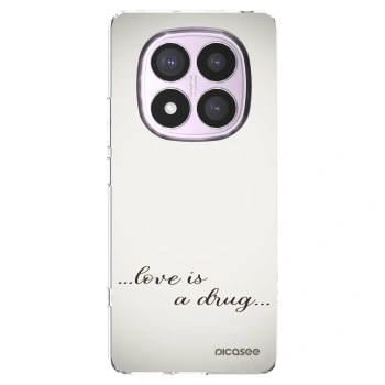 Picasee silikonski prozorni ovitek za Xiaomi Redmi Note 14 Pro 4G - Love is a drug