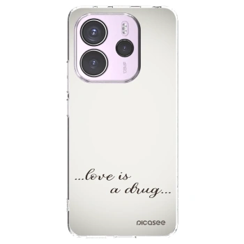Picasee silikonski prozorni ovitek za Xiaomi Redmi Note 14 4G - Love is a drug