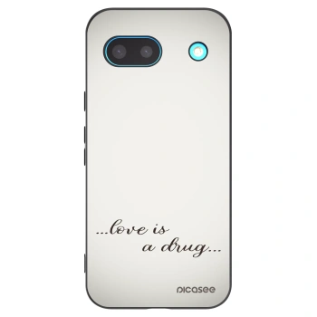 Picasee silikonski črni ovitek za Google Pixel 8 - Love is a drug