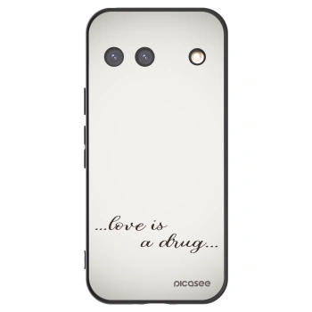 Picasee silikonski črni ovitek za Google Pixel 9 - Love is a drug