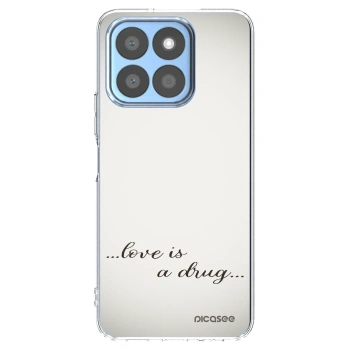 Picasee silikonski prozorni ovitek za Honor X8c - Love is a drug
