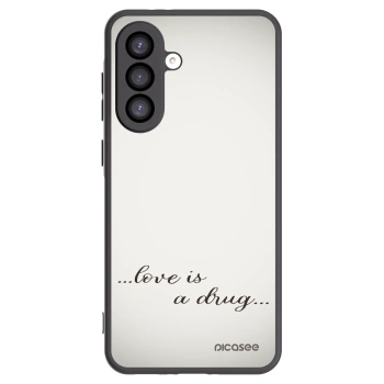 Picasee silikonski črni ovitek za Samsung Galaxy A26 5G A266B - Love is a drug