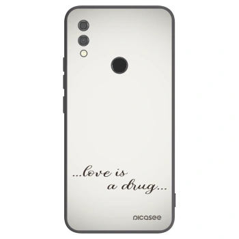 Picasee silikonski črni ovitek za Xiaomi Redmi Note 7 - Love is a drug
