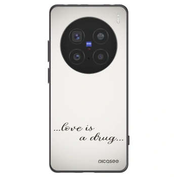 Picasee silikonski črni ovitek za Vivo X200 Pro - Love is a drug