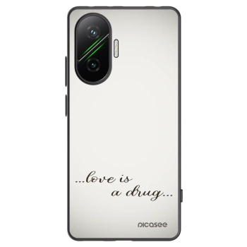 Picasee silikonski črni ovitek za Xiaomi Poco F7 Pro 5G - Love is a drug
