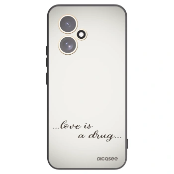 Picasee silikonski črni ovitek za Honor 400 5G - Love is a drug