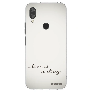 Picasee silikonski prozorni ovitek za Xiaomi Redmi 7 - Love is a drug