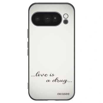 Picasee silikonski črni ovitek za Google Pixel 10 Pro - Love is a drug