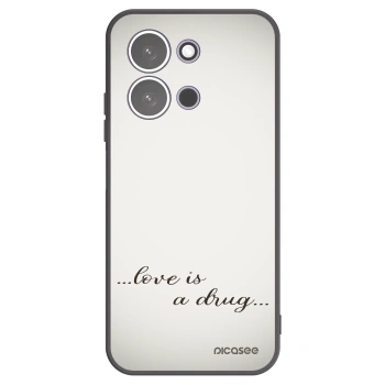 Picasee silikonski črni ovitek za Xiaomi Redmi 15C 5G - Love is a drug