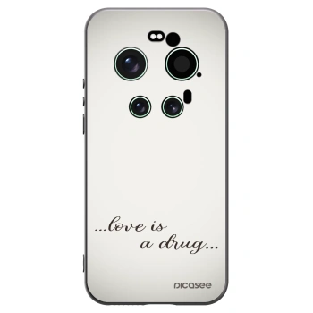 Picasee silikonski črni ovitek za Xiaomi 17 Ultra - Love is a drug