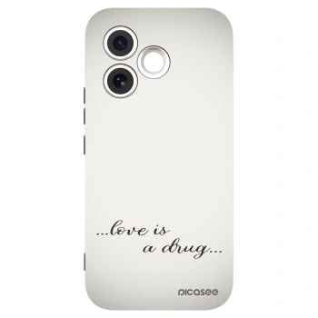 Picasee silikonski črni ovitek za Honor 600 Lite - Love is a drug