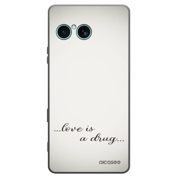 Picasee silikonski črni ovitek za Sony Xperia 10 VII - Love is a drug