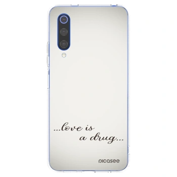 Picasee silikonski prozorni ovitek za Xiaomi Mi 9 SE - Love is a drug