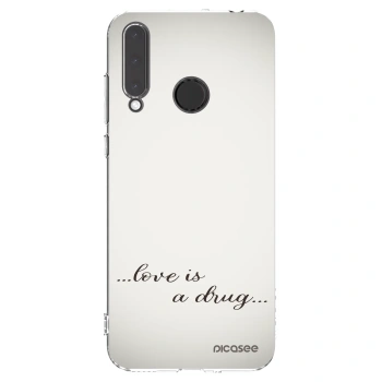 Picasee silikonski prozorni ovitek za Honor 20 Lite - Love is a drug