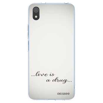 Picasee silikonski prozorni ovitek za Xiaomi Redmi 7A - Love is a drug