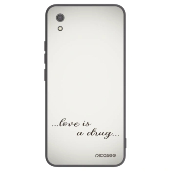 Picasee silikonski črni ovitek za Xiaomi Redmi 7A - Love is a drug