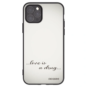 Picasee silikonski črni ovitek za Apple iPhone 11 Pro - Love is a drug