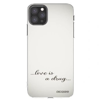Picasee silikonski prozorni ovitek za Apple iPhone 11 Pro Max - Love is a drug