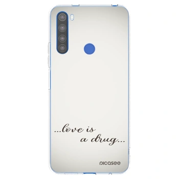 Picasee silikonski prozorni ovitek za Xiaomi Redmi Note 8T - Love is a drug