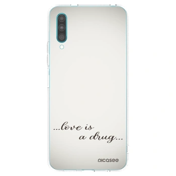 Picasee silikonski prozorni ovitek za Samsung Galaxy A30s A307F - Love is a drug