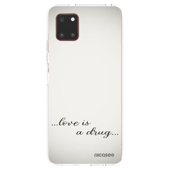Picasee silikonski prozorni ovitek za Samsung Galaxy Note 10 Lite N770F - Love is a drug