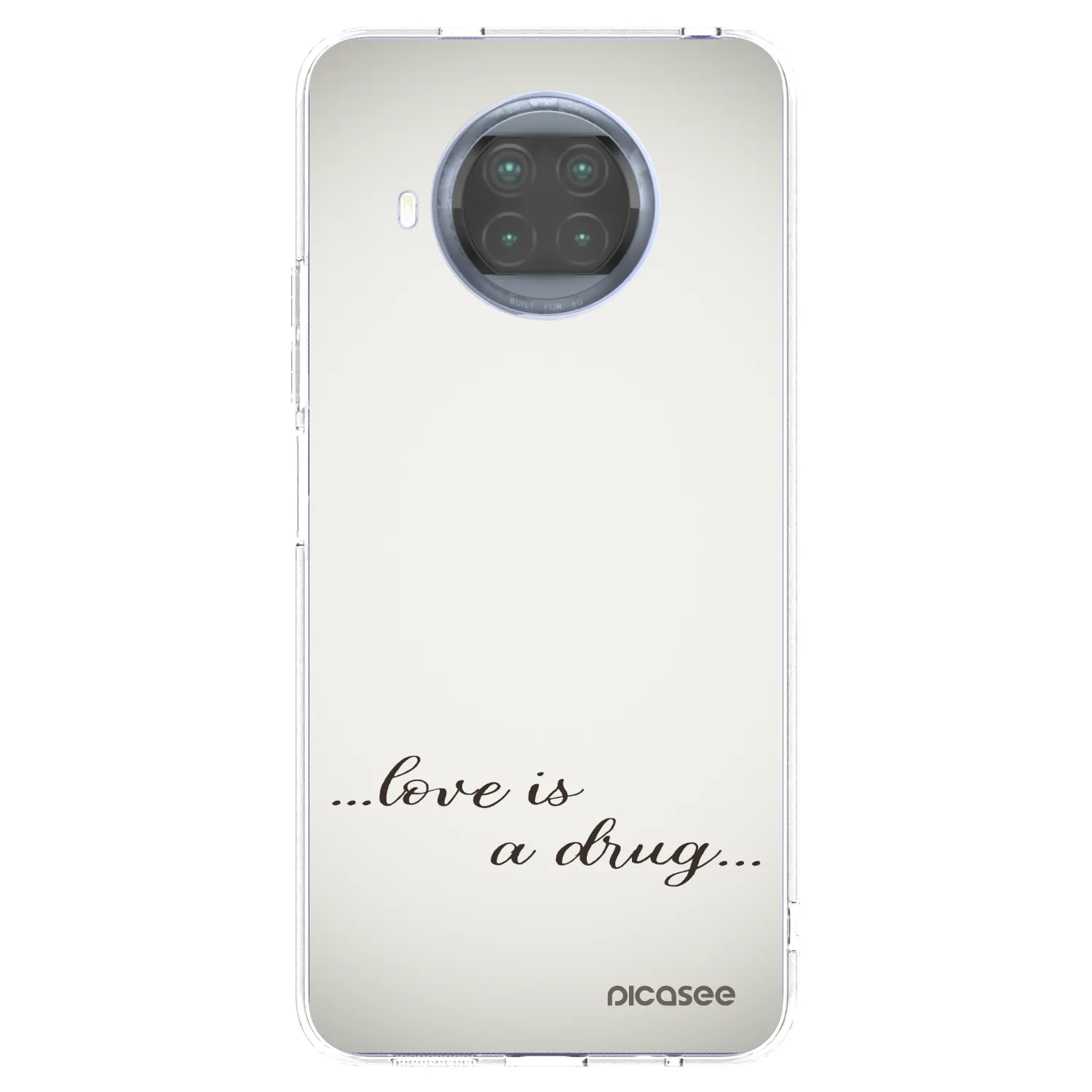 Picasee silikonski prozorni ovitek za Xiaomi Mi 10T Lite - Love is a drug