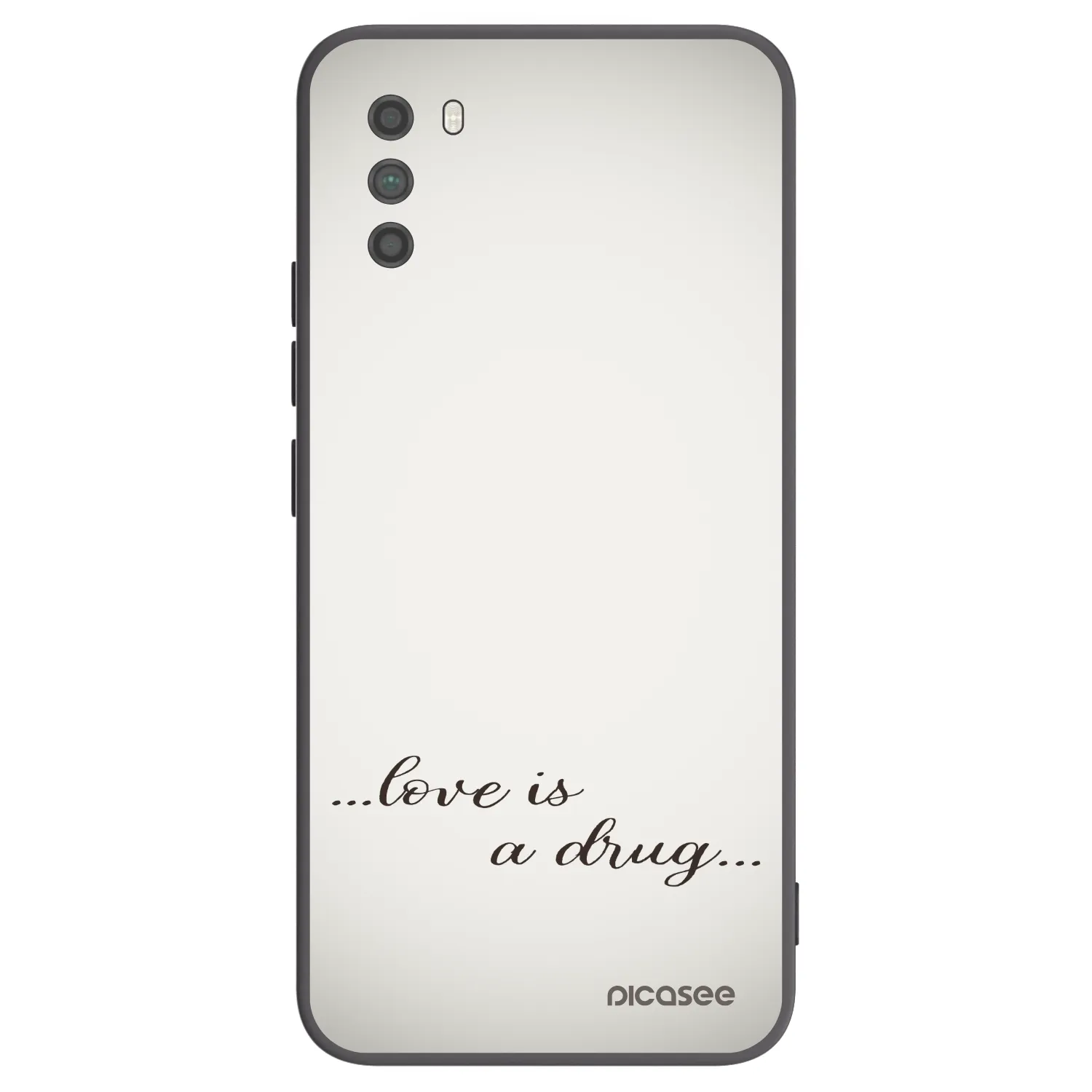 Picasee silikonski črni ovitek za Xiaomi Poco M3 - Love is a drug