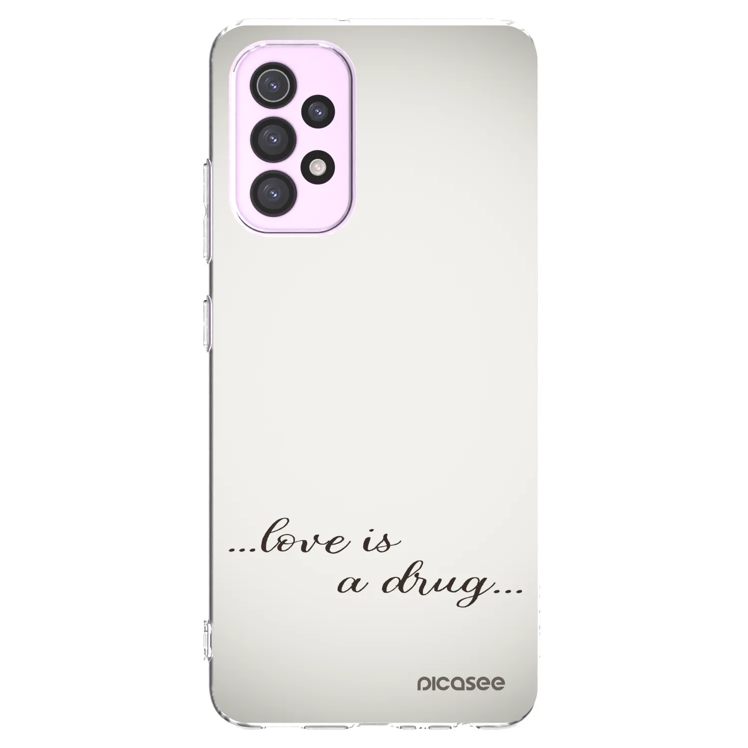 Picasee silikonski prozorni ovitek za Samsung Galaxy A32 5G A326B - Love is a drug