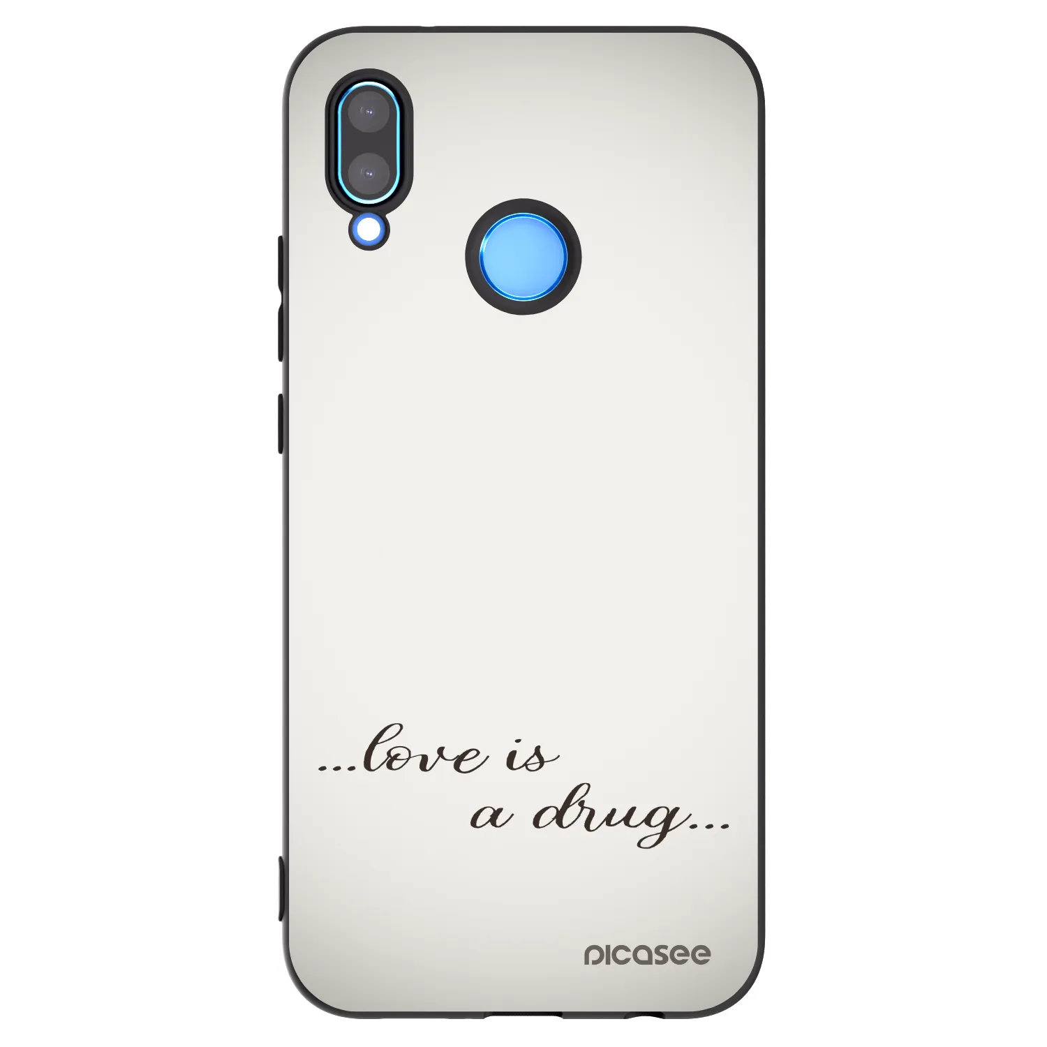 Picasee silikonski črni ovitek za Huawei Mate 40 Pro - Love is a drug