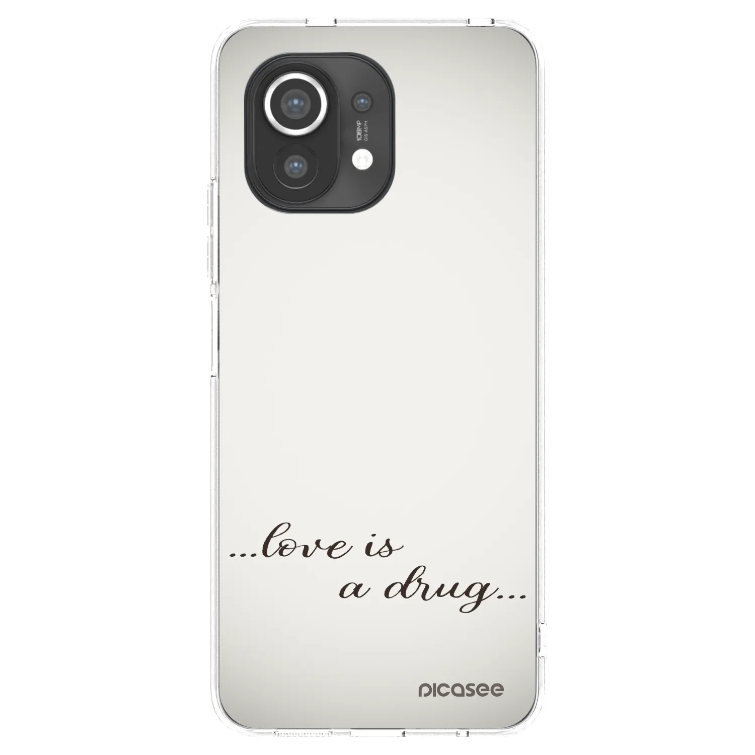 Picasee silikonski prozorni ovitek za Xiaomi Mi 11 - Love is a drug