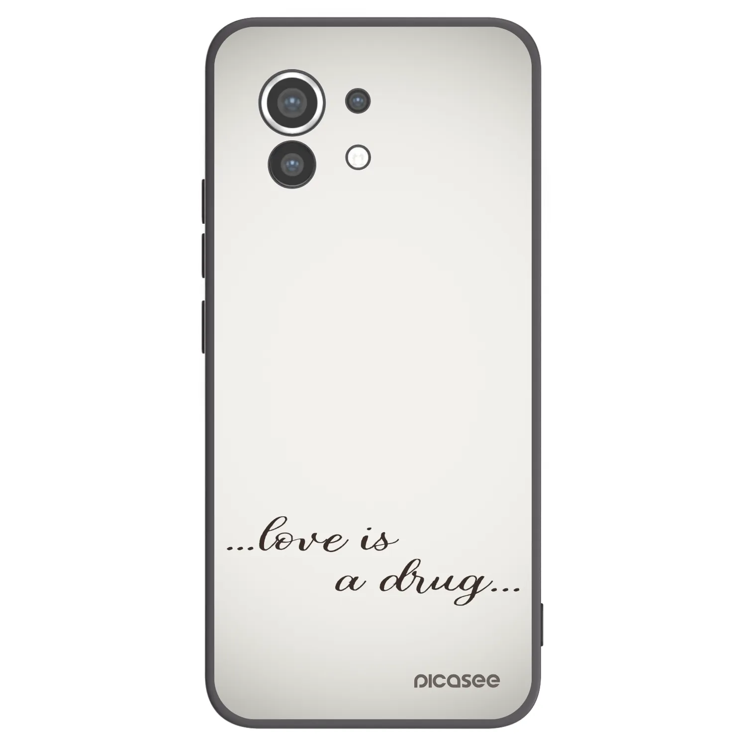 Picasee silikonski črni ovitek za Xiaomi Mi 11 - Love is a drug