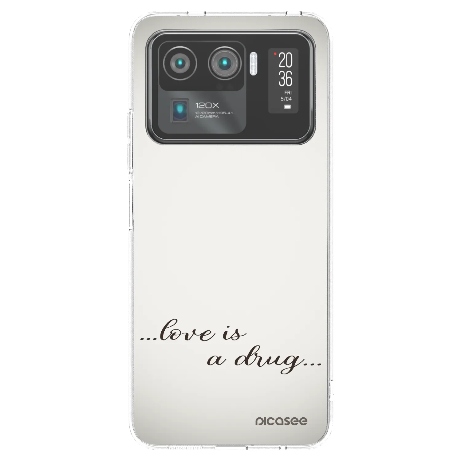 Picasee silikonski prozorni ovitek za Xiaomi Mi 11 Ultra - Love is a drug