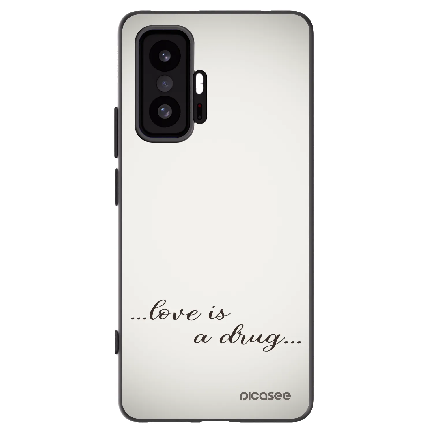 Picasee silikonski črni ovitek za Xiaomi 11T Pro - Love is a drug