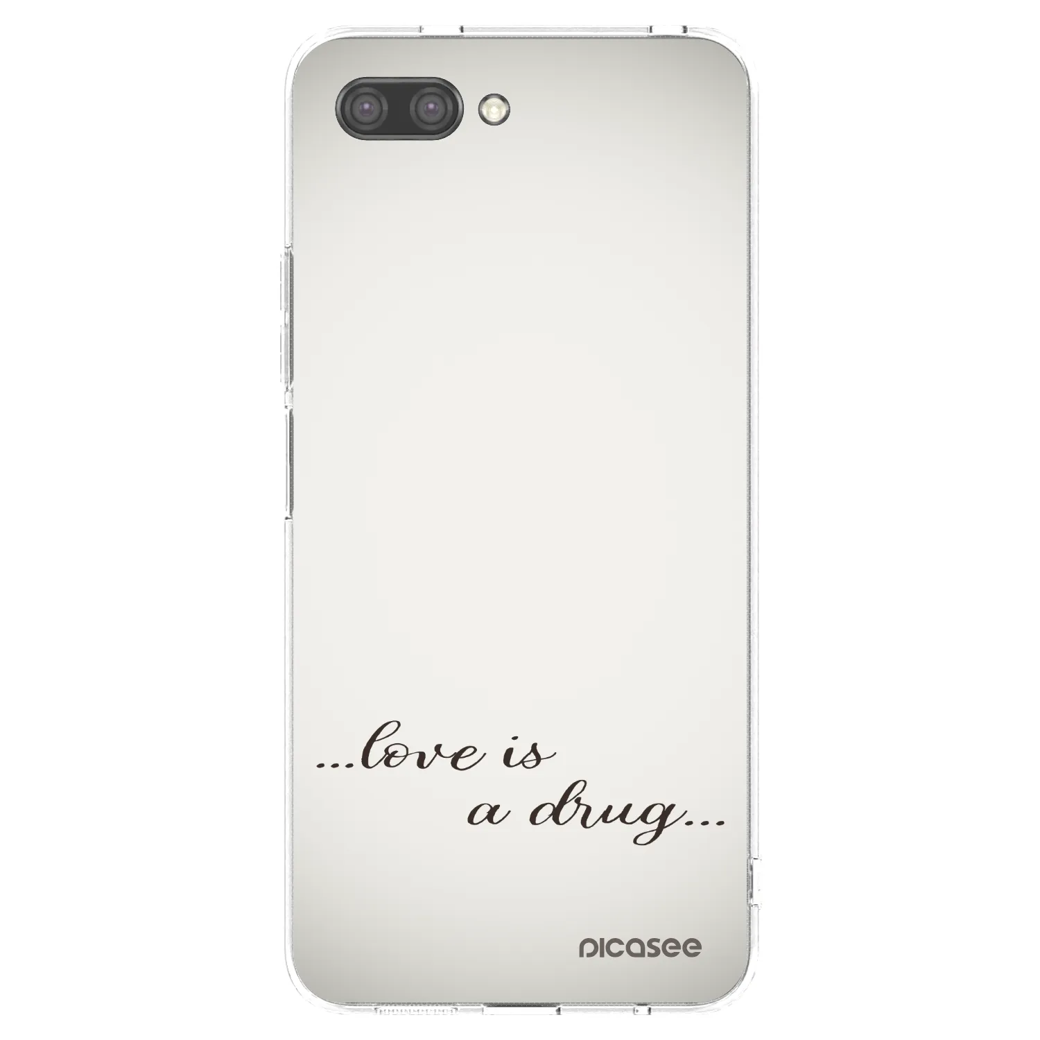 Picasee silikonski prozorni ovitek za Honor 10 - Love is a drug