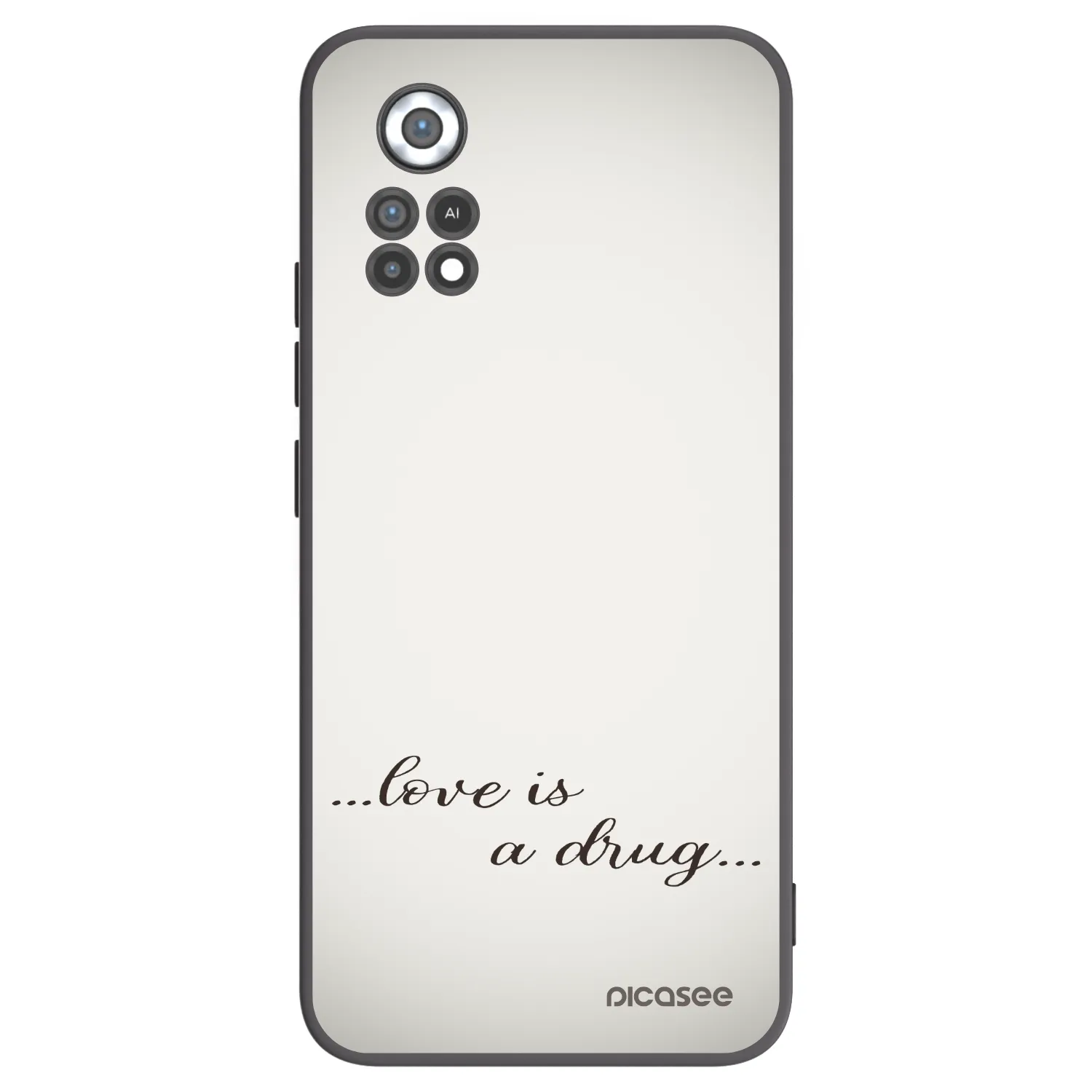 Picasee silikonski črni ovitek za Xiaomi Poco X4 Pro 5G - Love is a drug
