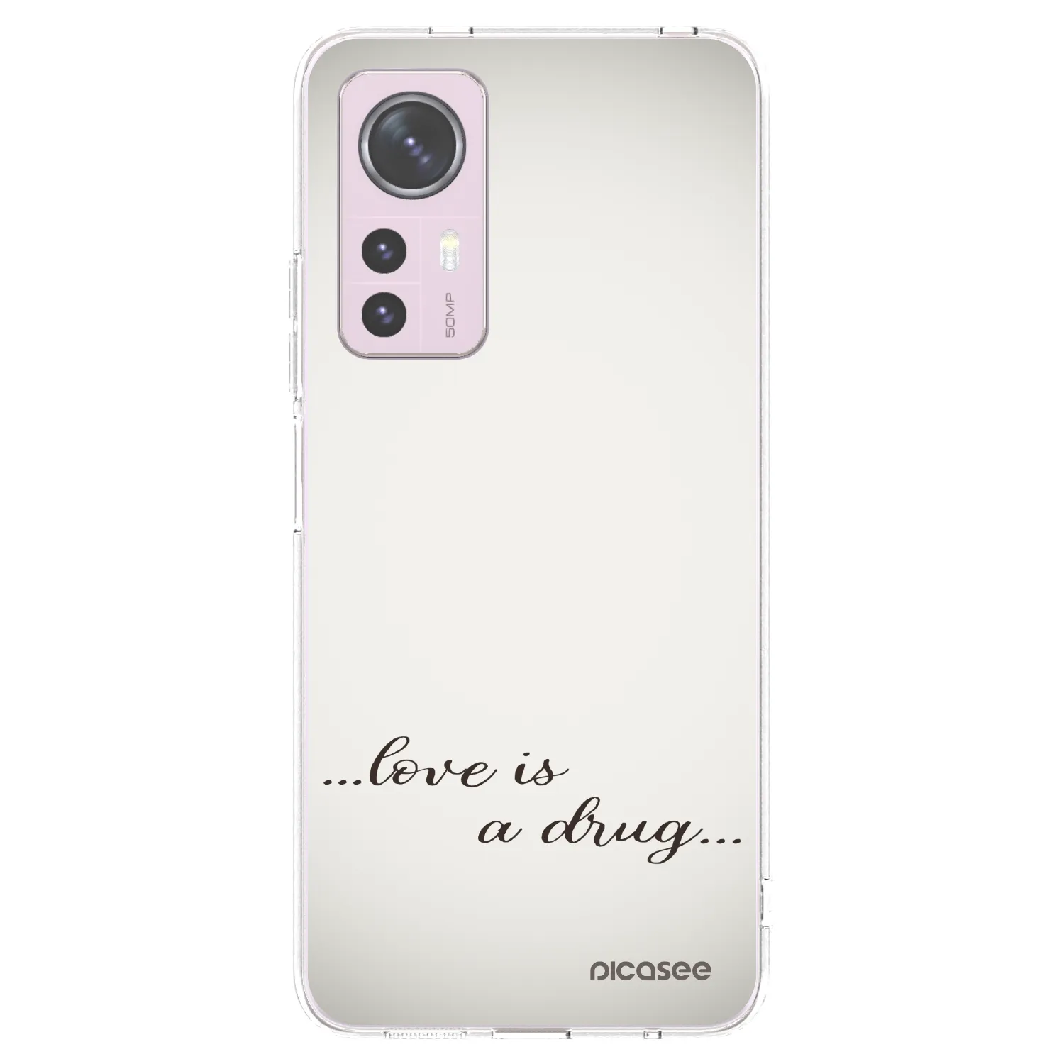 Picasee silikonski prozorni ovitek za Xiaomi 12 - Love is a drug