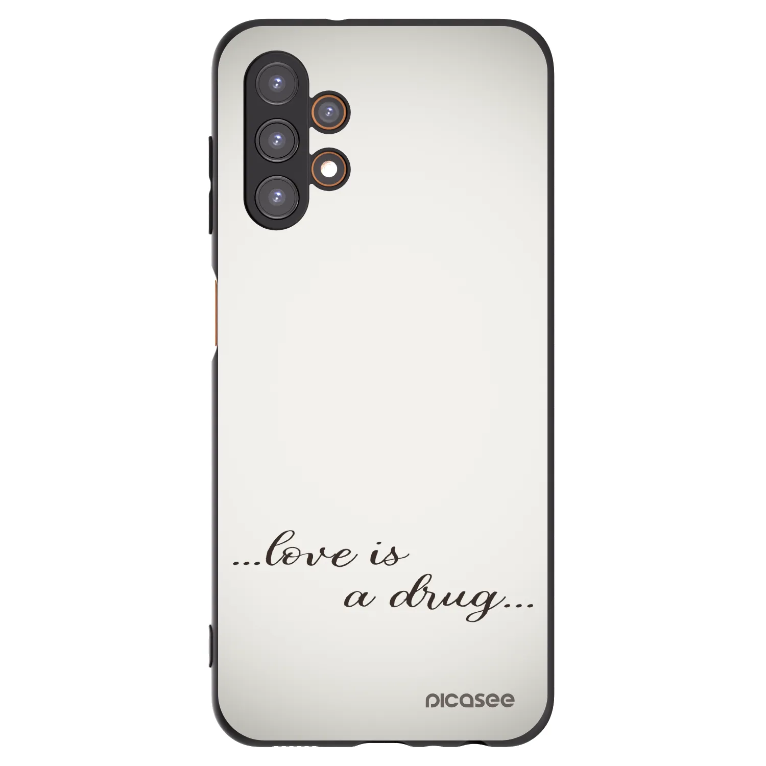 Picasee silikonski črni ovitek za Samsung Galaxy A13 4G A135 - Love is a drug