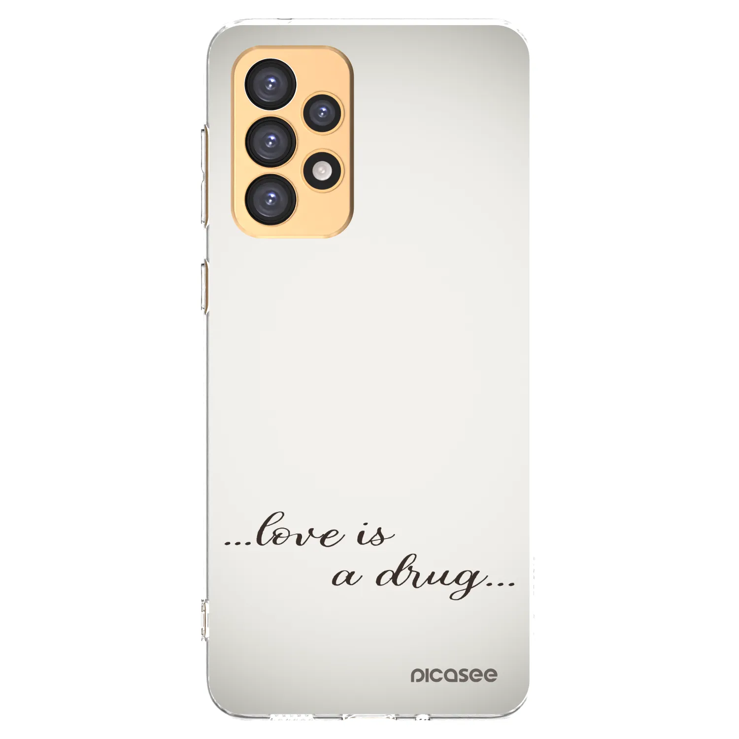 Picasee silikonski prozorni ovitek za Samsung Galaxy A33 5G A336 - Love is a drug