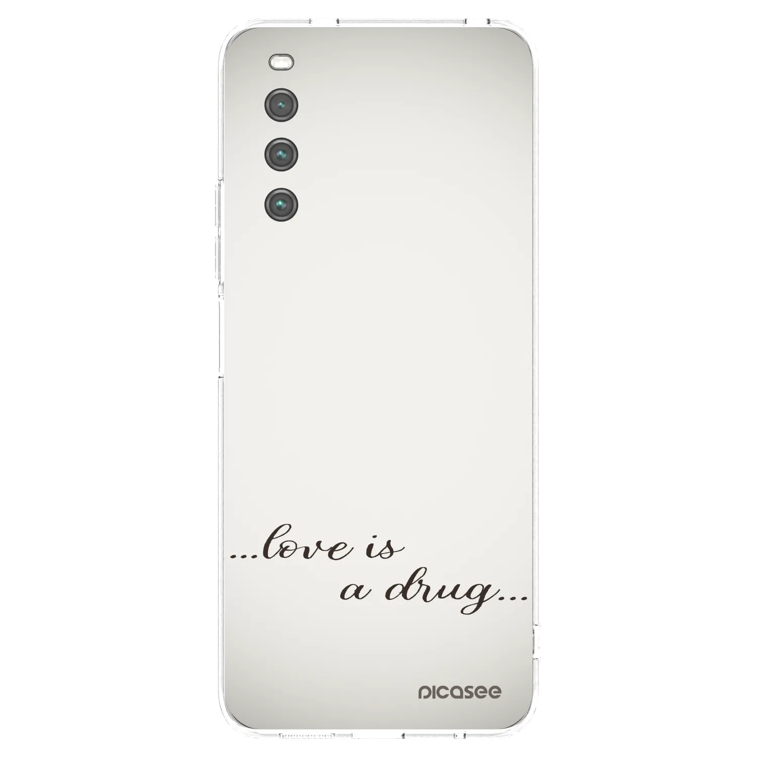 Picasee silikonski prozorni ovitek za Sony Xperia 10 IV 5G - Love is a drug