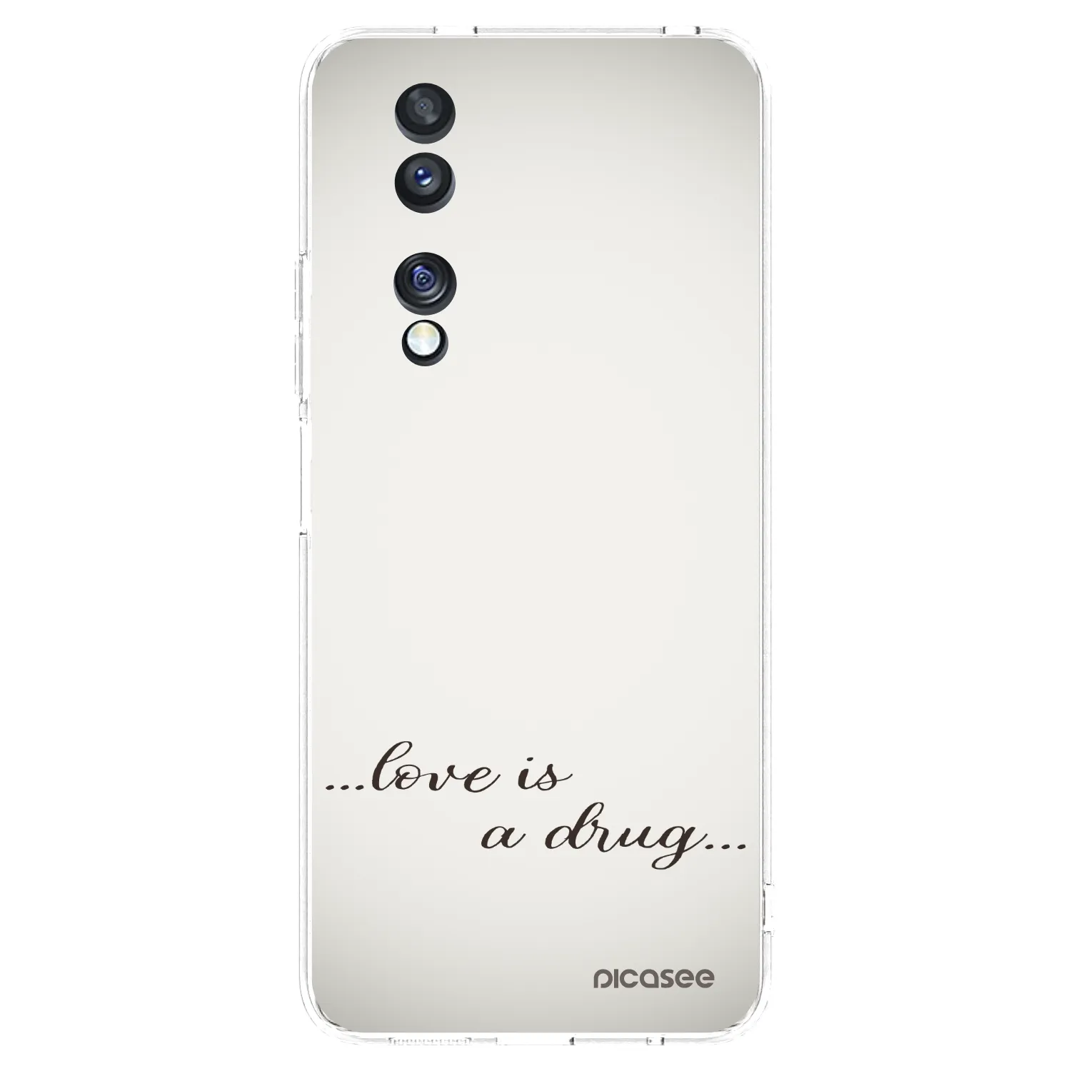 Picasee silikonski prozorni ovitek za Honor 70 - Love is a drug