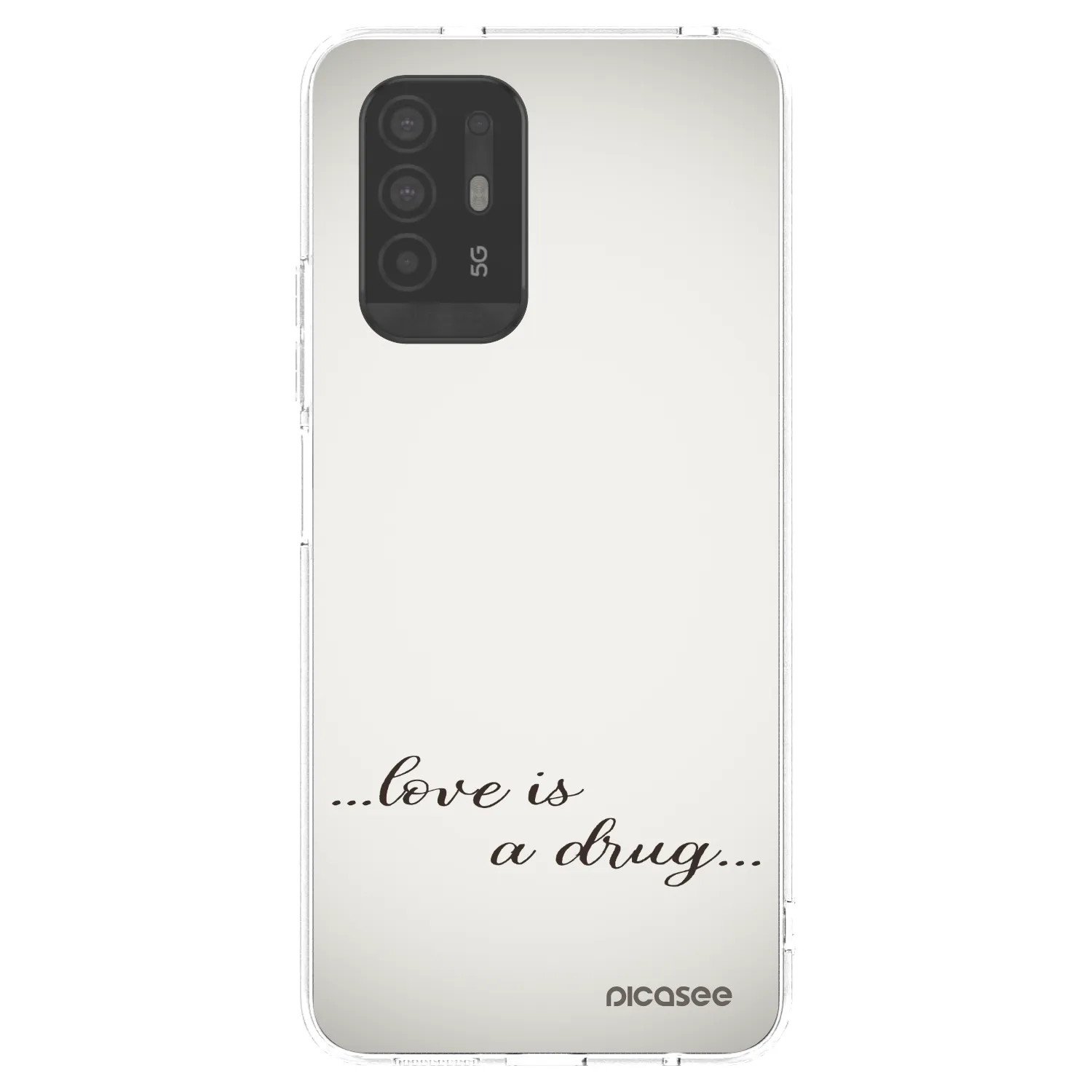 Picasee silikonski prozorni ovitek za OPPO A94 5G - Love is a drug