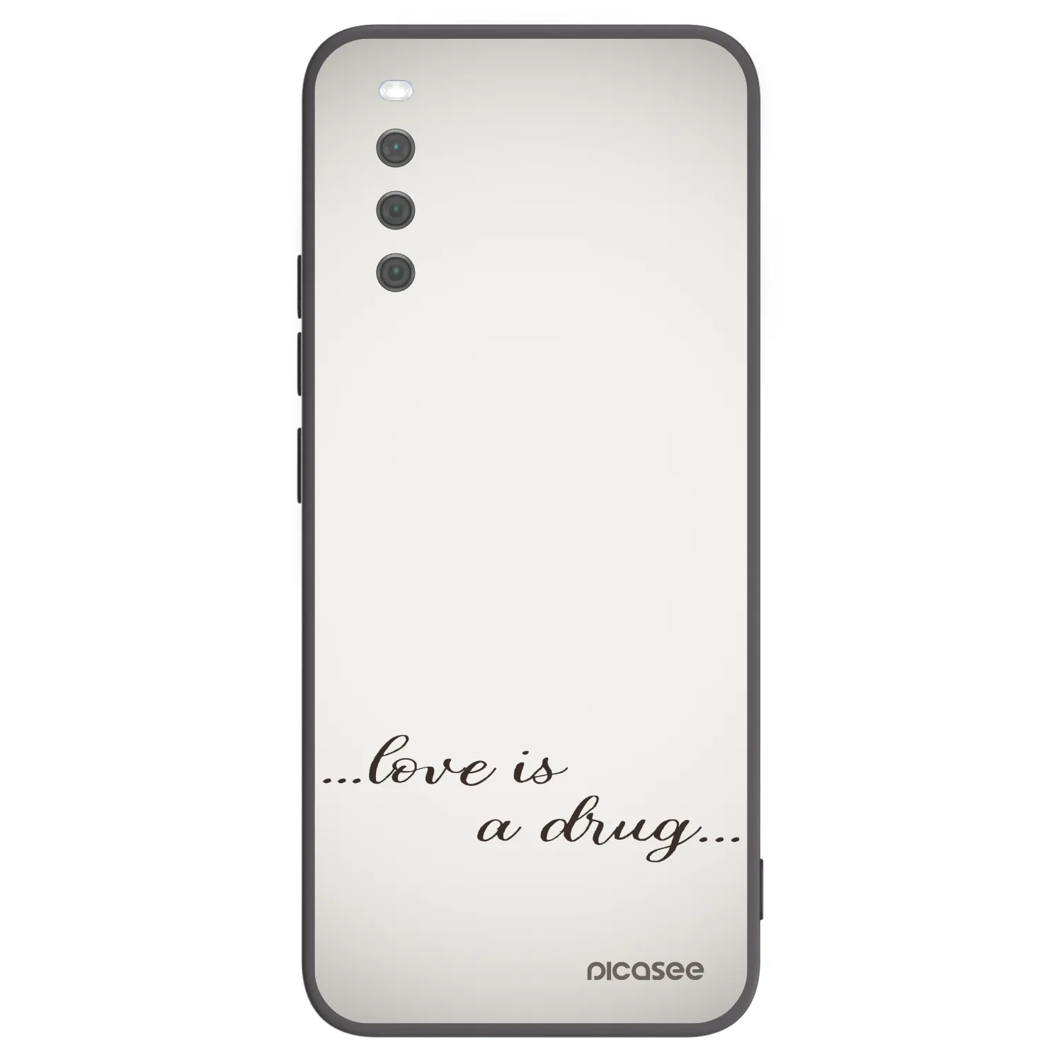 Picasee silikonski črni ovitek za Sony Xperia 10 III - Love is a drug