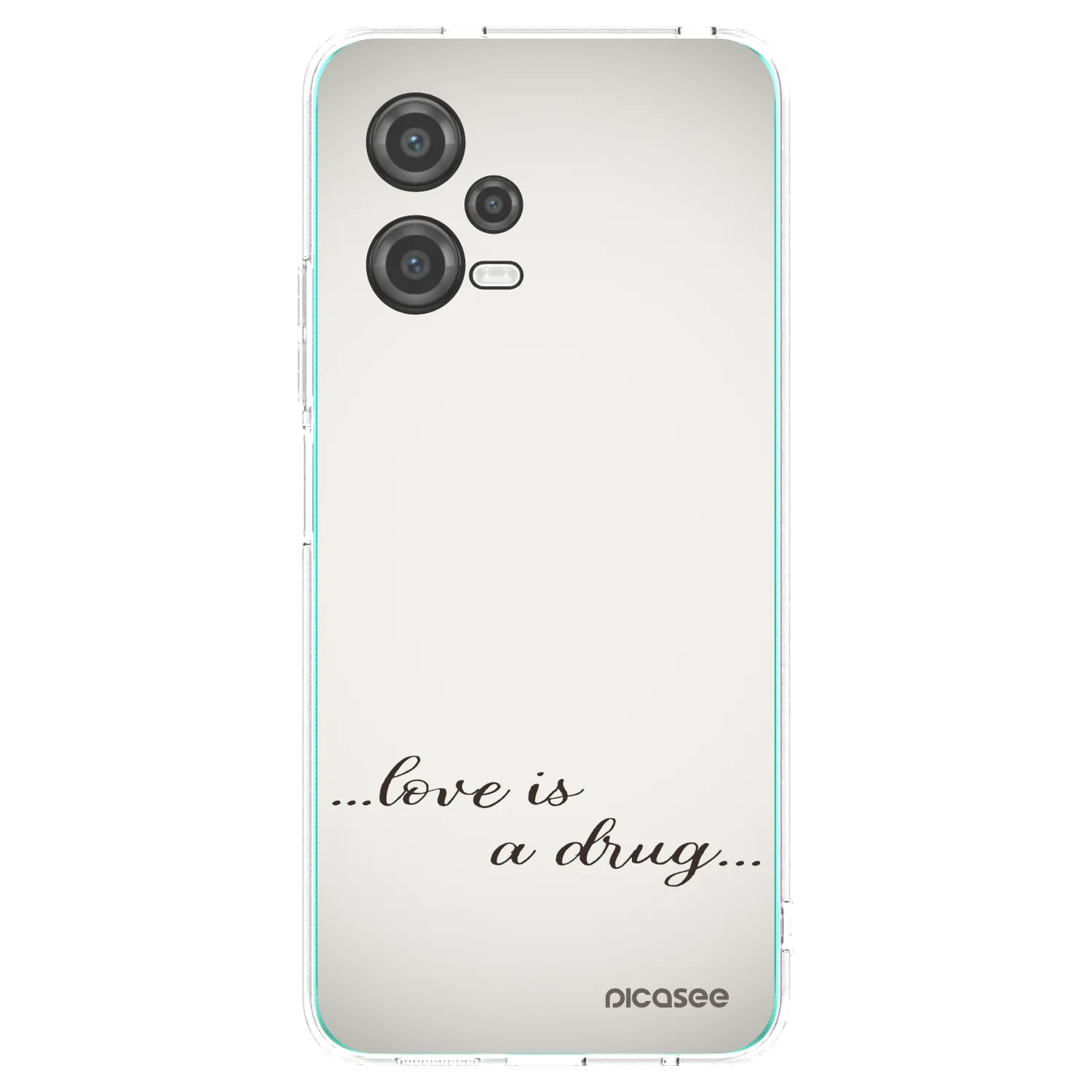 Picasee silikonski prozorni ovitek za Xiaomi Poco X5 - Love is a drug
