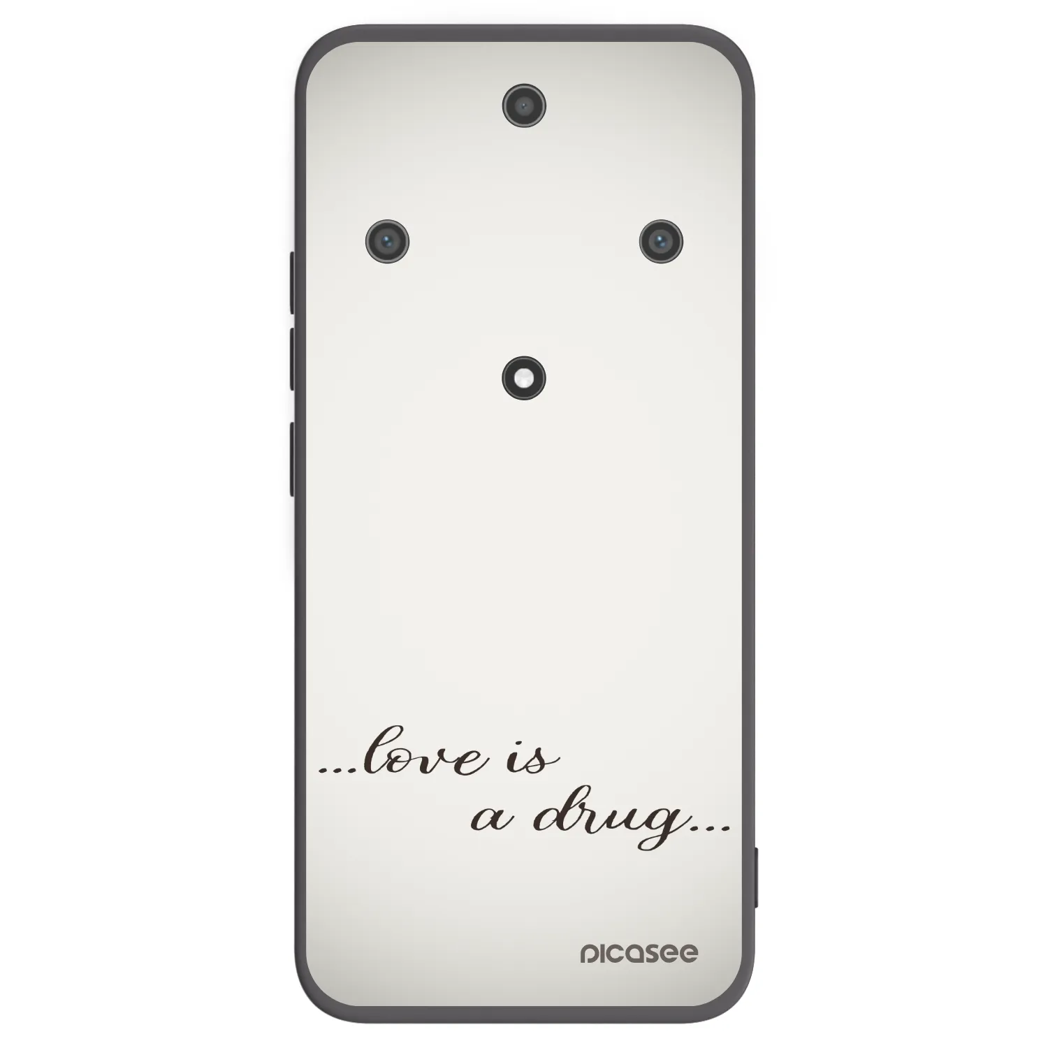 Picasee silikonski črni ovitek za Honor Magic5 Lite 5G - Love is a drug